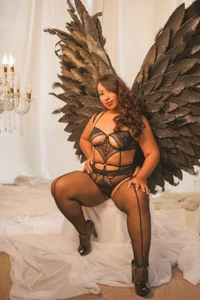 SeleneDavidsLS Sexy Black Lingerie Pic 7