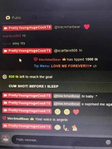 PrettyYoungHugeCockTS My Nice Tippers Pic 8