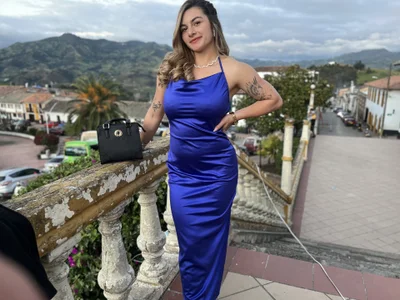 AtheneaRossi Dress Blue Pic 3