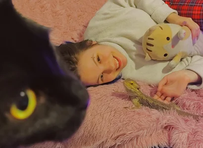 My critters 🐱 🦎 de true_voice  6 photos
