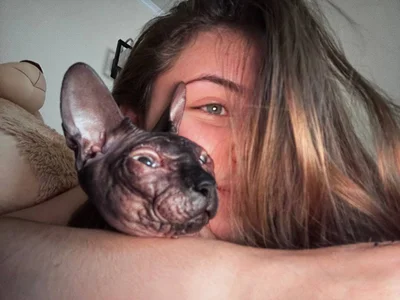 IsabellaBler I am my cat and between us our crazy love Pic