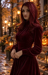 Burgundy dreams and a little autumn magic. 🍷🍂 de RedLipse  6 photos