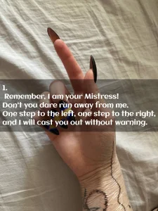 Mina_Sanna 10 SACRED RULES OF MISTRESS MARY. Pic