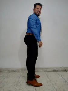 KalethBigDick Blue and black suit office Immagine  3