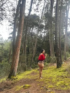 aisha_duque Not all wolves eat Little Red Riding Hood,some just watch her with desire🔥New photos session comin Pic 3