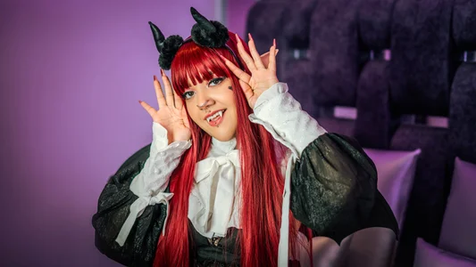 Charlotte_Myers demon cosplay 😈💦 Pic 3