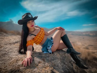 Alysrousmar A cow girl in the mountains🐴 slika 5