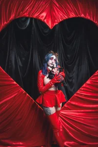 Kimlennox_ Tonight, your devil celebrates Valentine’s Day with you 😈🖤 Pic