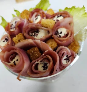 tomatocjin124 おべんと残りで遊んだベーコンのブーケ(^-^; Pic