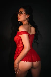 Sexy red lingerie