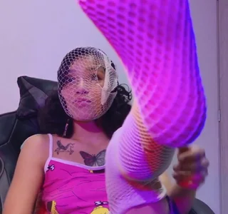 MalikaNoor mesh stockings Billede 7