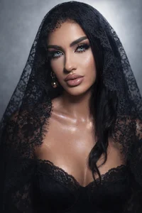 RubyConner: Black lace lingerie ❤️ ( 2 фото)