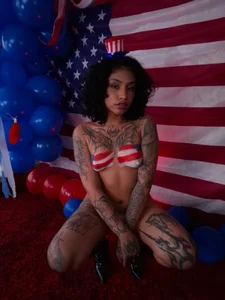 JuliaRose_ks ❤️Naked🤍Patriotism💙 (4 of july 2025) Hình 7