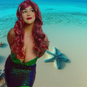 Saorii_kiido Cosplay Ariel the Little Mermaid🫧🧜‍♀️🫧  6. fénykép