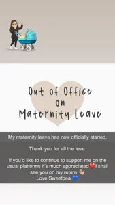 short_sweetpea Maternity leave 💙 Pic