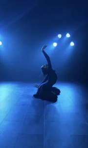 MarieKarma dancing in the blue Pic 5