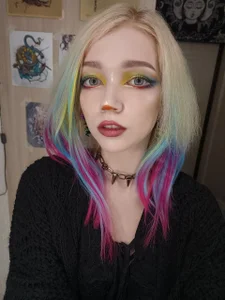 Misamane I went for a walk with ahegao and cool makeup Pic 2