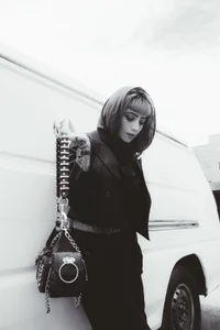 AlissaPeachx Black and white sensual love Pic 3