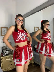 michell_blakke Cheerleader Girl❤️🤍 Foto 9