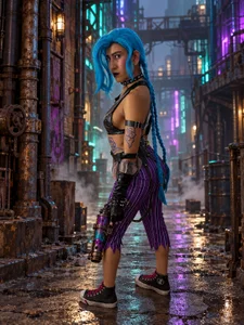 Violet_rousse7 💙💜 Jinx: Queen of Chaos 💣🔥 Pic