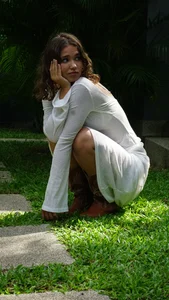 lexicoyy_ White Dress & Boots Pic 6