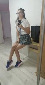 MollyLollipop Schoolgirl in sneakers Pic 2