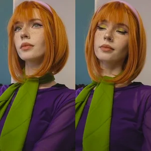 Zdjęcia sweetuniporn Daphne from Scooby-Doo cosplay😈:  2