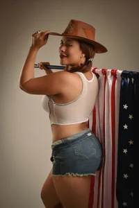 evvaa_moon69 Artificial fire in living meat, happy 4th of July❤️🤍💙 зображення 4