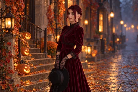 Burgundy dreams and a little autumn magic. 🍷🍂 de RedLipse  4 photos