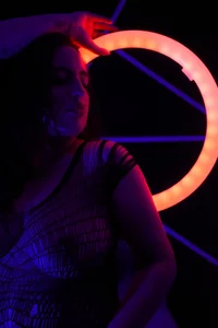 Stacy_millerr1 Neon sexy girl 💚💜💙 Pic