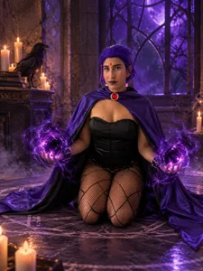 Violet_rousse7 💜🔮 Raven: Mistress of Dark Magic 🖤 Pic 3