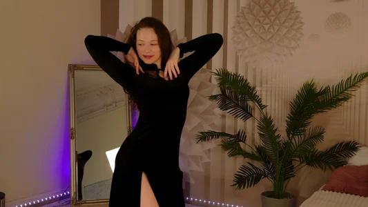 Anna_MonAmour Beauty in a black dress slika 4
