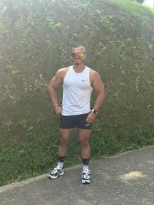 magnusclark enjoying a good jog on Sunday Pic