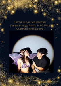 Nico_Blaze22 Don't miss our new schedule: Sunday through Friday, 14:00 PM to 22:00 PM (Colombia time). Kuva