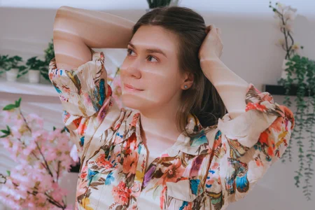 Nancy_Sun_ In floral print Pic 8