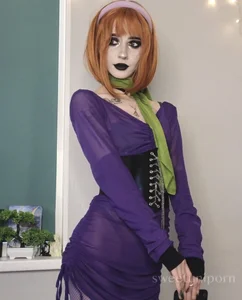 sweetuniporn Daphne from Scooby-Doo cosplay😈 Pic 4
