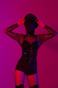 Reed_Fox sharp heels and a leather raincoat  8টি ছবি