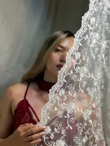 Veiled in lace, soaked in sin🤍🔥