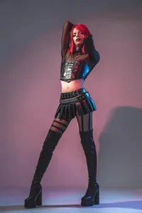 Leather de VelvetNyxx  Imagens