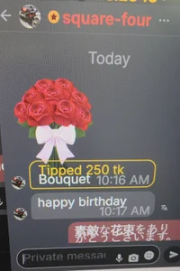 Jin_Yourlover Thank you for your sweet flower. Pic