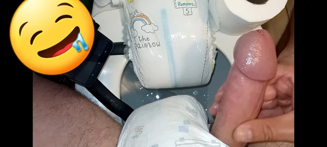 nastypervertsex Soggy Diaper Dick Pic 7