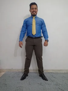 KalethBigDick blue and yellown tie Foto 4