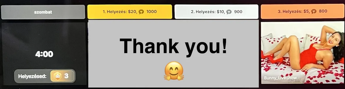 Bunny_LiveShow Thank you!🤗🥰😘 Pic