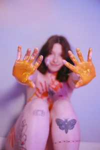 Sofi_Spark: TEASER Naked body in paint ( 2 фото)