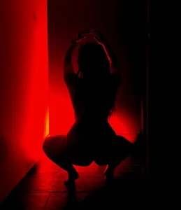 If red is a sin... today I want to sin. de April_bowie  3 Imagens