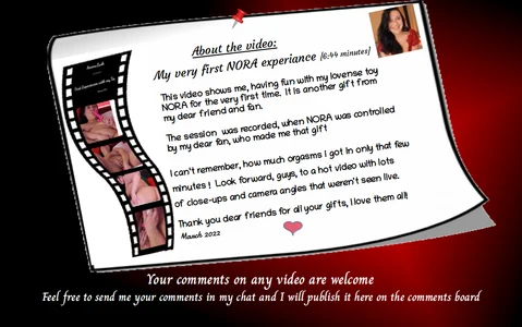 AminaCharm Board of the video Hình