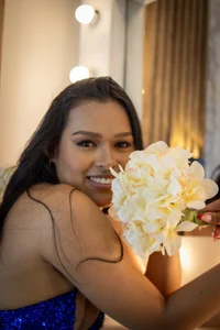 shayla_bms blue dress Poză