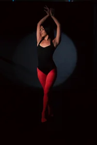naia_cox Sexy pantyhose red Foto 5