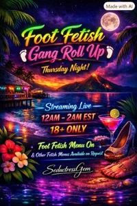 SeductressGem THURSDAY STREAMS ||FOOTFETISH Pic