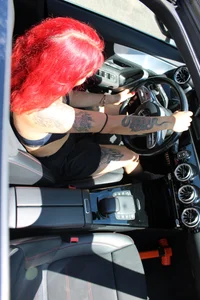 selene_red_ ON A WALK Pic 4